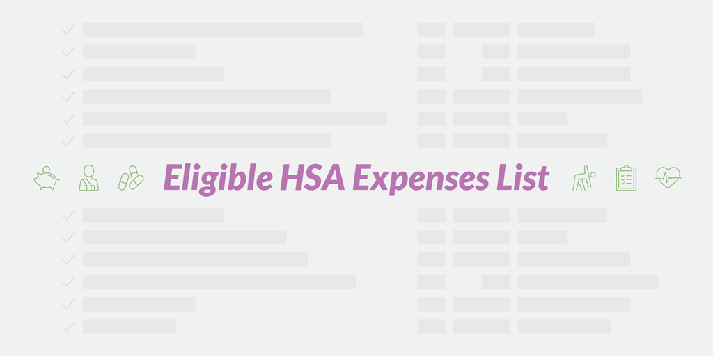 Eligible HSA Expenses List