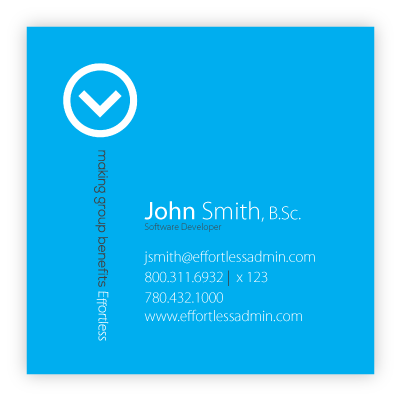 Original business card